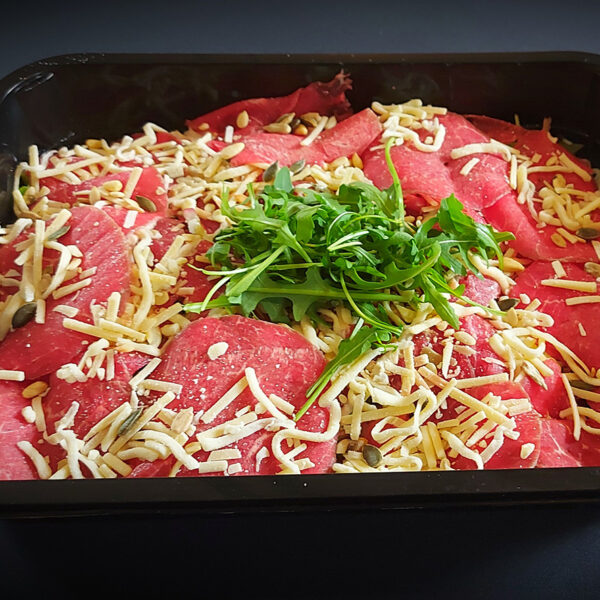 Runder Carpaccio Schotel voor 4
