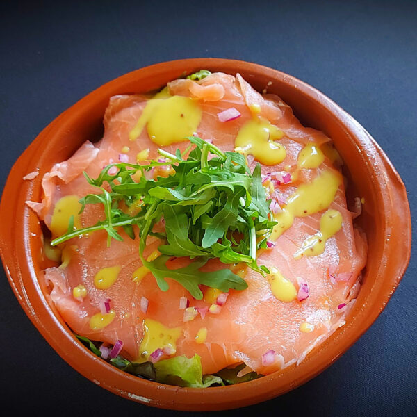 Zalm carpaccio